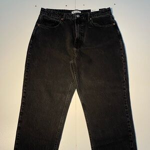Brand New Zara Mom Fit Acid Wash Jeans